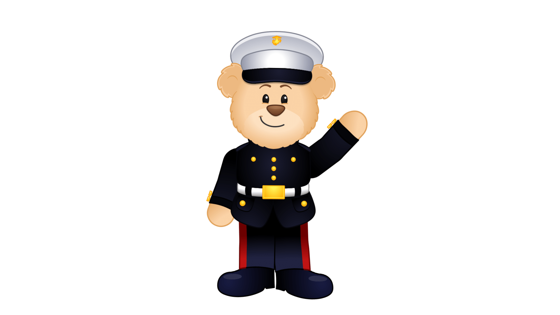 Gunny Bear - Toys for Tots Mascot